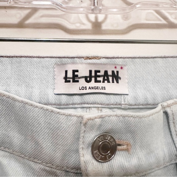 Anthropologie LE JEAN High-Rise Wide-Leg Bow Embroidery Jeans - Picture 10 of 11